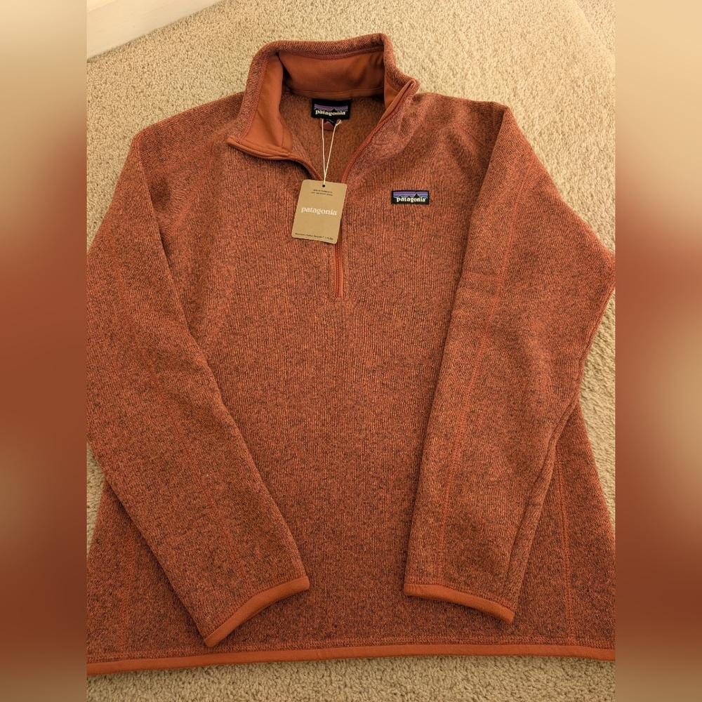 Patagonia Orange Sweater